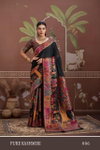 Pure Kashmiri 001 To 006 Modal Cotton Pashmina Weaving Saree Wholesalers In Surat
